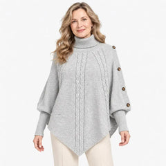 【S–3XL】🔥 Absolutní hit pro podzimní a zimní sezónu! Tato teplá pletená pelerína snadno zakryje nedokonalosti postavy. ✨