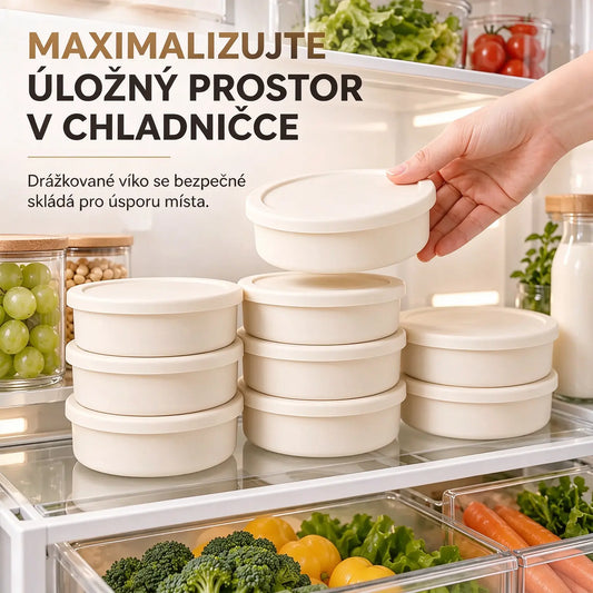 5 kusů za pouhých 590 Kč 🍱 Silikonová nádoba vhodná pro styk s potravinami, na skladování a ohřívání jídla